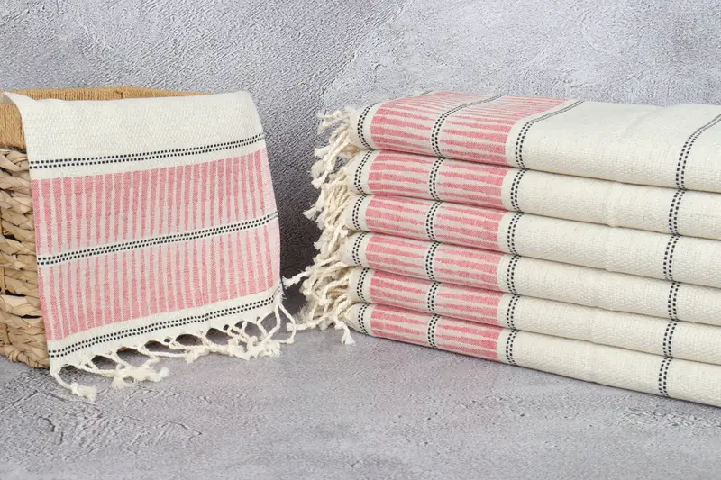 Bathroom Hand Towel, 40x20 Linen Striped Towel, Spooky Bachelorette Party Gifts, Turkish Tea Towel, Personalized Hand Towel, Kitchen Towel - 3
