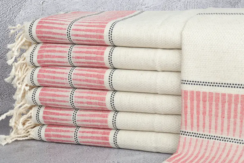 Bathroom Hand Towel, 40x20 Linen Striped Towel, Spooky Bachelorette Party Gifts, Turkish Tea Towel, Personalized Hand Towel, Kitchen Towel - 1