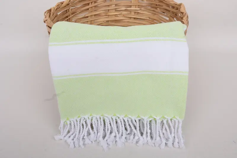 Holiday Towel, Bride Gift, Scarf Towel, Friends Beach Towel, Bridesmaid Gift Towel, Lightweight towel, 70x40 Cotton Striped Towel, Personalized Gift - 5