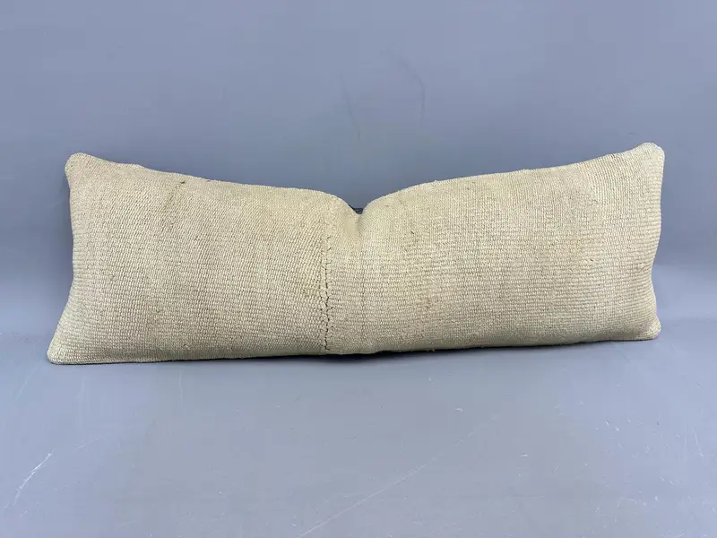 Almohada Kilim vintage bordada, almohada de lanzamiento de patchwork hecha a mano
