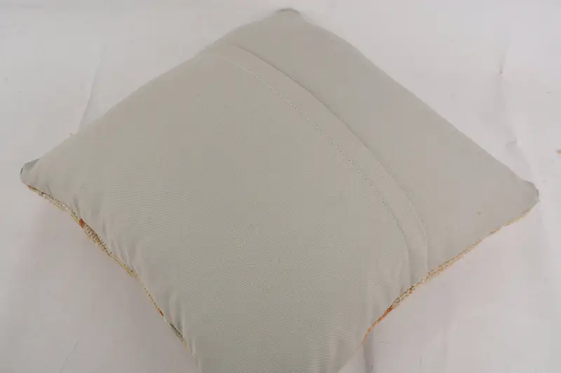 Chair Pillow Sham, 20x20 Brown Pillow Sham, Kilim Rug Cushion, Cushion Cover, Throw Kilim Pillow, Kilim Pillow, Vintage Kilim Pillow - 7