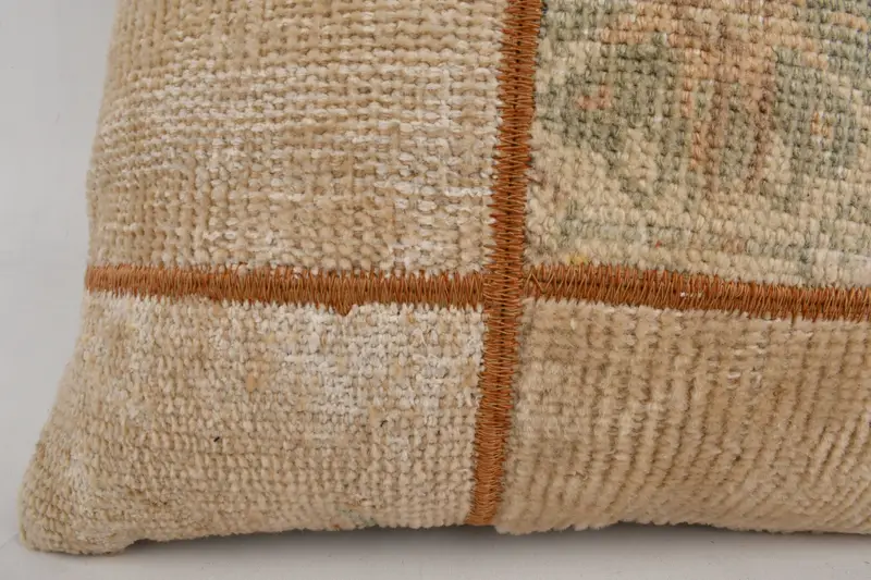 Chair Pillow Sham, 20x20 Brown Pillow Sham, Kilim Rug Cushion, Cushion Cover, Throw Kilim Pillow, Kilim Pillow, Vintage Kilim Pillow - 4