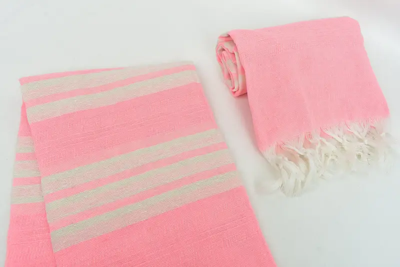 Custom Beach Towel, Turkish towel, Gift For Wedding Day, Bachelor Gifts, Custom Wedding Towel, 68x40 Cotton Striped Towel, Boyfriend Christmas Gift - 7