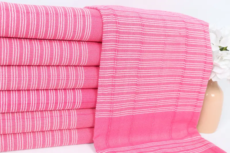 Bath towel, Bridesmaid Gifts, 70x40 Cotton Striped Towel, Best Friend Christmas Gift, Travel towel, Luxury Turkish beach towel with fringe - 2