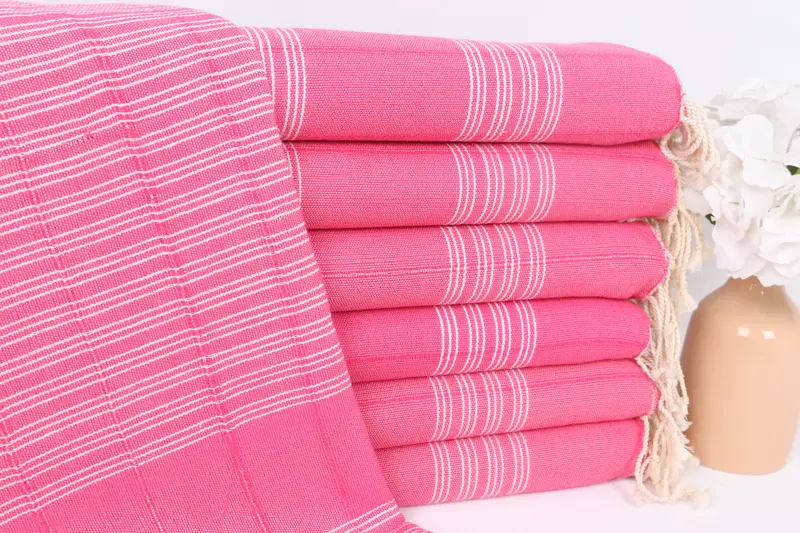 Bath towel, Bridesmaid Gifts, 70x40 Cotton Striped Towel, Best Friend Christmas Gift, Travel towel, Luxury Turkish beach towel with fringe - 1