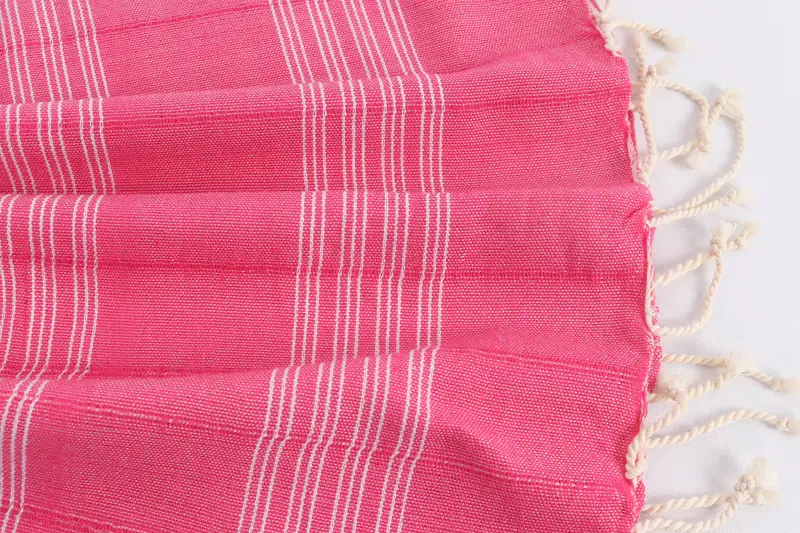 Bath towel, Bridesmaid Gifts, 70x40 Cotton Striped Towel, Best Friend Christmas Gift, Travel towel, Luxury Turkish beach towel with fringe - 8