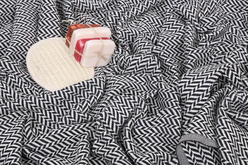 Best Friend Christmas Gift, 70x40 Cotton Chevron Towel, Lightweight towel, Custom Beach Towels, Quick-dry peshtemal, Bachelorette Party Gifts - 7