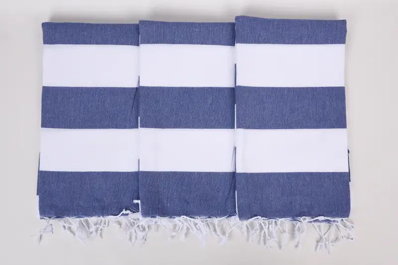 Wedding Gift Ideas, Lightweight Turkish towel, Gift For Her, Beach Theme Wedding Gift, 70x40 Cotton Striped Towel, Pool Towels, Absorbent towel - 7