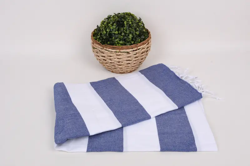 Wedding Gift Ideas, Lightweight Turkish towel, Gift For Her, Beach Theme Wedding Gift, 70x40 Cotton Striped Towel, Pool Towels, Absorbent towel - 4