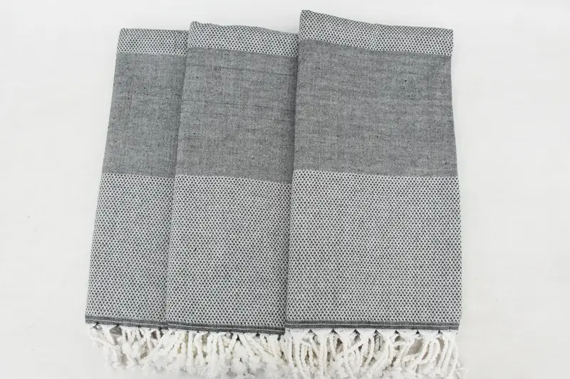 Spa Gift Towel, Embroidered Towel, Turkish Towel Beach Towel, Anniversary Gift For Her, Soft towel, Quick-dry towel, 70x40 Cotton Striped Towel - 4