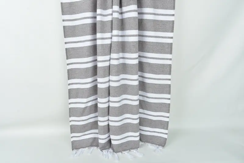 Handmade Turkish bath towel for summer vacation, Beach Towel Bulk, Bridal Gifts, Gift For Him, 68x36 Cotton Striped Terry Towel, Personalized Gifts - 8