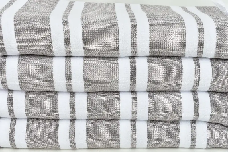 Handmade Turkish bath towel for summer vacation, Beach Towel Bulk, Bridal Gifts, Gift For Him, 68x36 Cotton Striped Terry Towel, Personalized Gifts - 2