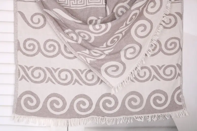 Bridesmaid Gift Towel, 70x36 Cotton Patterned Towel, Holiday Towel, Embroidery Towels, Housewarming Gift, Large Turkish Towel, Beach Towel Monogram - 1