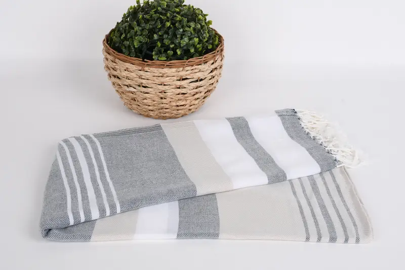 Personalized Bridesmaid Gift, Pool Towels, Halloween Gifts, Bachelor Bachelorette Party Favors, 70x40 Cotton Striped Towel, Bath towel - 4