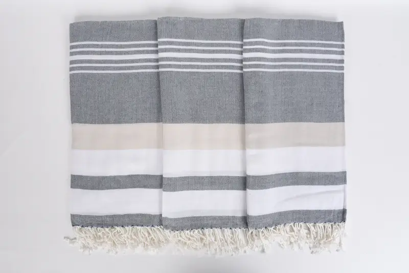 Personalized Bridesmaid Gift, Pool Towels, Halloween Gifts, Bachelor Bachelorette Party Favors, 70x40 Cotton Striped Towel, Bath towel - 7