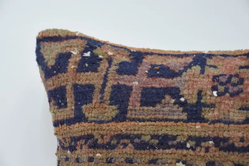 Kilim Pillow Cover, 20x28 Orange Cushion, Pillow Sham, Turkish Pillow, Boho Throw Pillow Cover, Outdoor Bolster Cushion, Ethnical Kilim Rug Pillow - 2