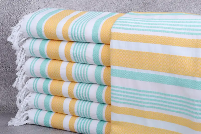 Bachelor Bachelorette Party Favors, Embroidery Towels, Turkish Towel Set, Bridesmaid Gifts, Bridesmaid Gift Towel, 70x36 Cotton Striped Towel - 1