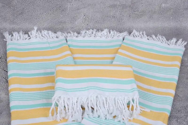 Bachelor Bachelorette Party Favors, Embroidery Towels, Turkish Towel Set, Bridesmaid Gifts, Bridesmaid Gift Towel, 70x36 Cotton Striped Towel - 4