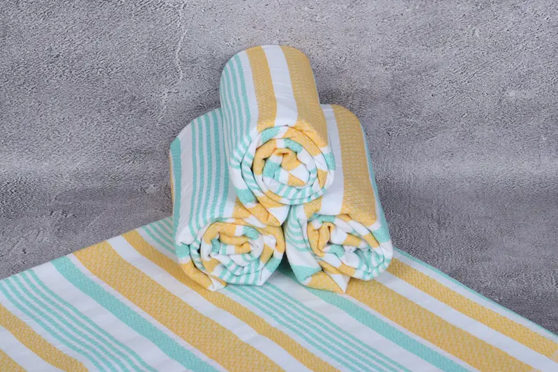 Bachelor Bachelorette Party Favors, Embroidery Towels, Turkish Towel Set, Bridesmaid Gifts, Bridesmaid Gift Towel, 70x36 Cotton Striped Towel - 7