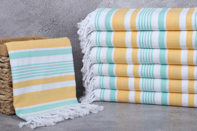 Bachelor Bachelorette Party Favors, Embroidery Towels, Turkish Towel Set, Bridesmaid Gifts, Bridesmaid Gift Towel, 70x36 Cotton Striped Towel - 3