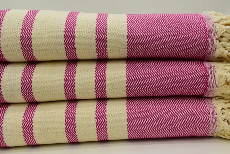 Bedspread Quenn, Turkish Towel Beach Blanket, Organic Throw, Personalized Blanket, Woven Blanket, Tablecloth, 96x80 Cotton Herringbone Towel - 2