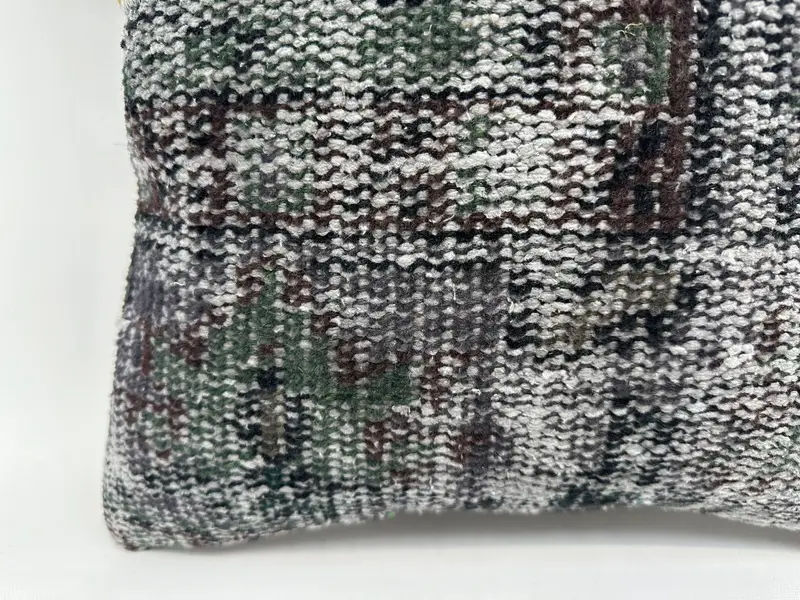 Hediye Yastığı, 16x16 Mavi Yastık Kapağı, Yastık Kılıfı, Vintage Yastık, Vintage Yastık Sham, Türk Kilim Yastığı, Doğal Yastık Sham - 2