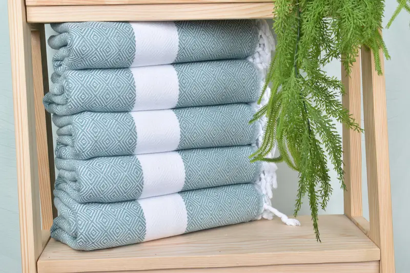 Bachelorette Party Gifts, 70x40 Cotton Diamond Towel, Mother Of The Groom Gift, Turkish hand towel, Bridesmaid Gifts, Bachelorette Party Items - 2