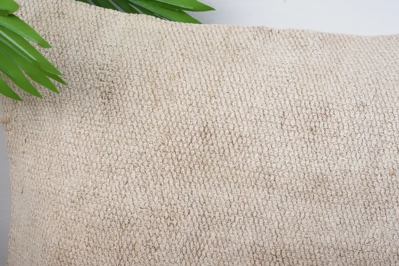 Cushion, Home Decor Pillow, Pillow for Sofa, Kilim Pillow, Authentic Pillow Sham, 12x20 Beige Pillow Cover, Bolster Throw Pillow Case - 2