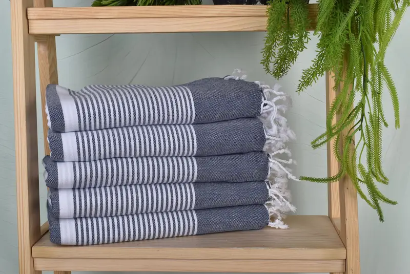 Personalized Gifts, Turkish Towel USA, Travel Towel, Gift Boxes Towel, Spa Towel, 70x40 Cotton Striped Towel, Bachelorette Party Gifts - 1