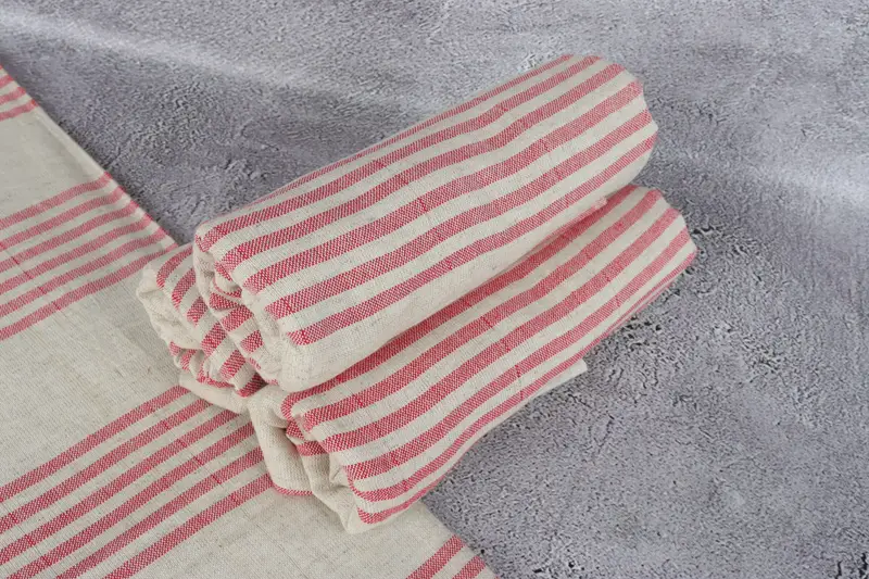 Welcome Wedding Gift, Turkish towel, Beach Towel Gift, Yoga Towel, Bachelorette Party Favors, 70x40 Linen Striped Towel, Turkish bath towel for spa - 7