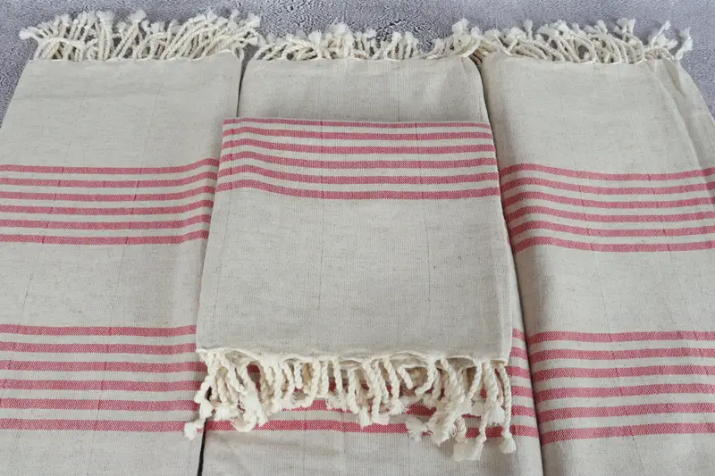 Welcome Wedding Gift, Turkish towel, Beach Towel Gift, Yoga Towel, Bachelorette Party Favors, 70x40 Linen Striped Towel, Turkish bath towel for spa - 4