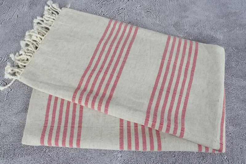 Welcome Wedding Gift, Turkish towel, Beach Towel Gift, Yoga Towel, Bachelorette Party Favors, 70x40 Linen Striped Towel, Turkish bath towel for spa - 6