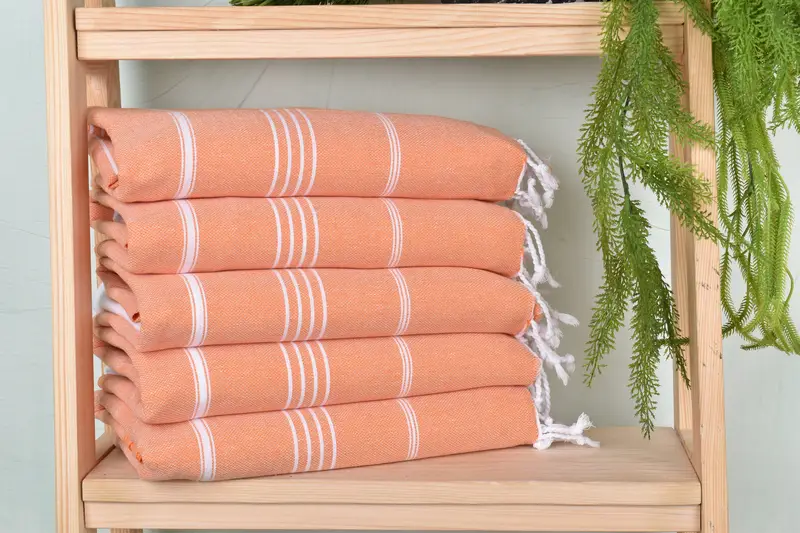 Personalize Gift, Quick-Dry Beach Towel, 70x40 Cotton Striped Towel, Wedding Gifts Towel, Beach Bachelorette Party Decorations, Turkish bath towel - 1