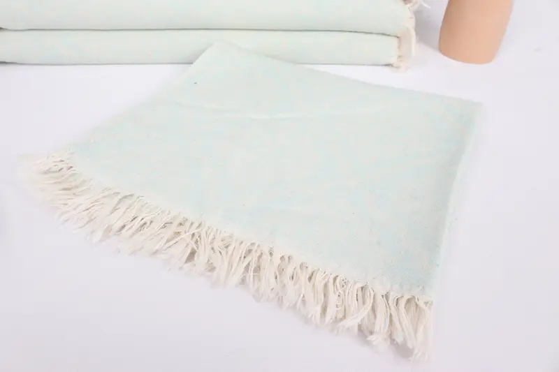 Personalized Gift, Organic Towel, Bridesmaid Favors, Personalized Gifts, Monogram Kitchen Towel, 40x24 Cotton Baroque Towel, Beach Wedding Favor - 5