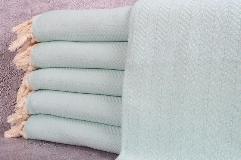 Bachelorette Party Favors, 92x76 Cotton Chevron Towel, Merry Christmas Gifts, Turkish Towel Blanket, Custom Wedding Gifts, Custom Blanket - 1