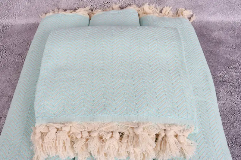 Bachelorette Party Favors, 92x76 Cotton Chevron Towel, Merry Christmas Gifts, Turkish Towel Blanket, Custom Wedding Gifts, Custom Blanket - 4
