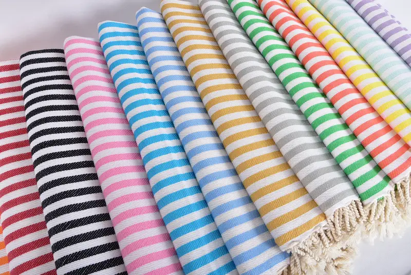 Bachelorette Party Gift, 70x40 Cotton Striped Towel, Turkish towel bulk order for wedding gifts, Quick-dry towel, Unique Gift, Best Beach Towel - 6