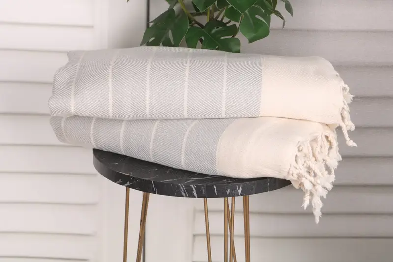 Bachelor parti iyilikleri, kişiselleştirilmiş hediyeler, küçük banyo havluları, monogram el havlu, bekarlığa veda parti hediyeleri nedime, 36x16 pamuklu çizgili havlu - 3