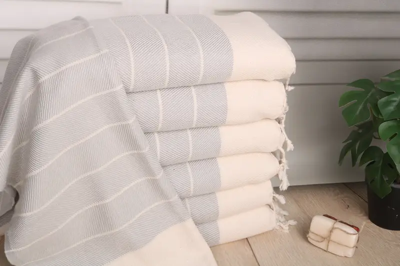 Bachelor parti iyilikleri, kişiselleştirilmiş hediyeler, küçük banyo havluları, monogram el havlu, bekarlığa veda parti hediyeleri nedime, 36x16 pamuklu çizgili havlu - 1