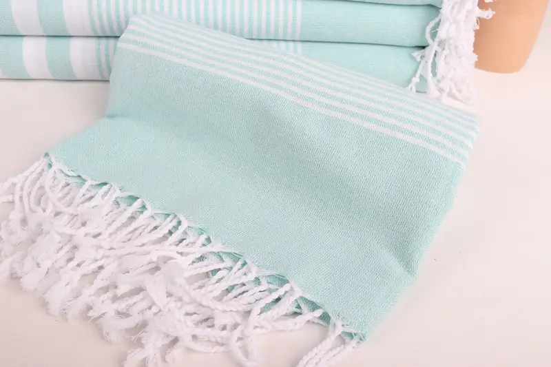 Custom Wedding Gifts, Absorbent towel, Mother Of The Groom Gift, 70x40 Cotton Striped Towel, Fouta towel, Thin and lightweight Turkish peshtemal - 4