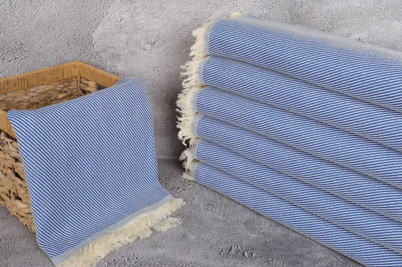 70x36 Cotton Striped Towel, Peshtemal, Turkish Towel Bulk, Handmade Gift, Best Beach Towel, Cute Beach Towel, Bachelor Bachelorette Party Favors - 3