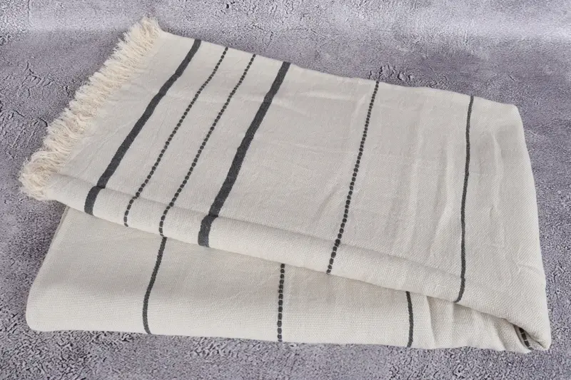 Bridal Shower Gift, Personalized Beach Towel, Spa Towel, Monogram Turkish Bath Towel, Wedding Favors, 70x40 Cotton Striped Towel, Personalised Gift - 6