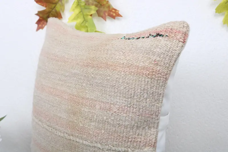 Lounge Throw Pillow Sham, 16x16 Beige Pillow Case, Wholesale Pillow Sham, Interior Designer Pillow, Cushion, Pillow for Sofa, Boho Pillow - 5