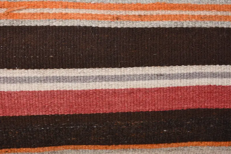 Turkish Kilim Pillow, Shabby Chic Pillow Case, Pillow Case, 12x24 Orange Pillow, Kilim Cushion Sham, Handmade Kilim Cushion - 3