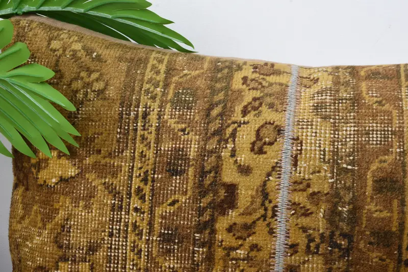 12x20 Brown Cushion Case, Traditional Pillow Cover, Pillow for Sofa, Bohemian Cushion Cushion Case, Pillow Sham, Gift Pillow, Pillow for Couch - 2