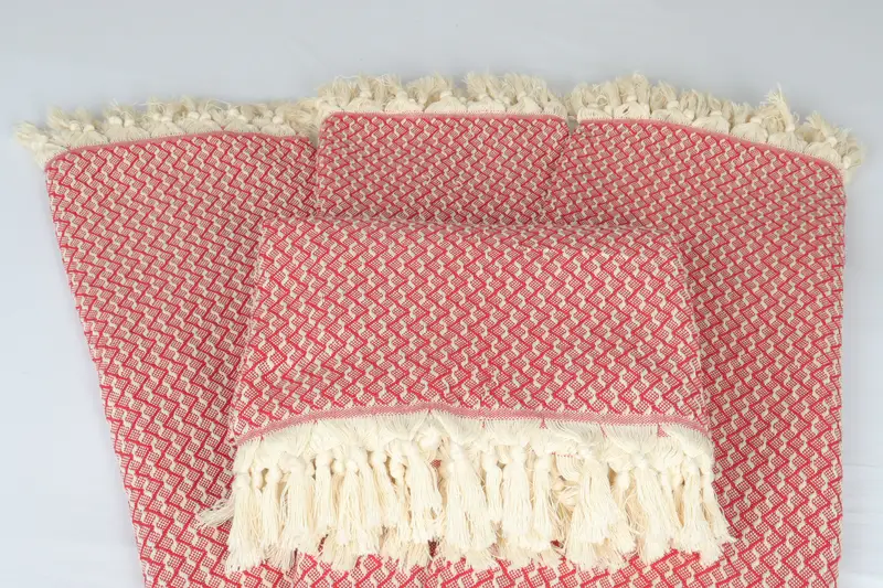 Turkish Cotton Throw Blanket, 96x92 Cotton Herringbone Towel, Throw Blanket, Bedspread, Custom Blanket, Gift For The Home Decor, Bachelor Gifts - 5
