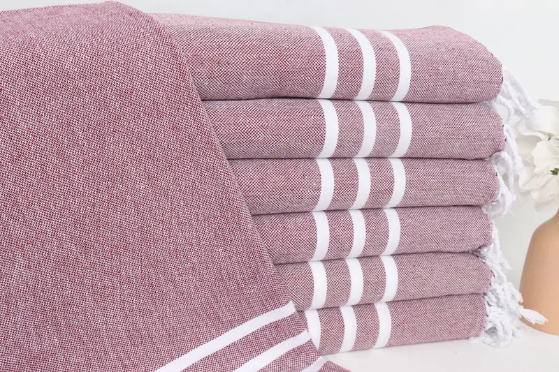 40x20 Cotton Striped Towel, Kitchen Towel, Monogram Turkish Bath Towel, Gift For Her, Bridesmaid Gifts, Custom Hand Towel, Bridal Shower Favor - 1