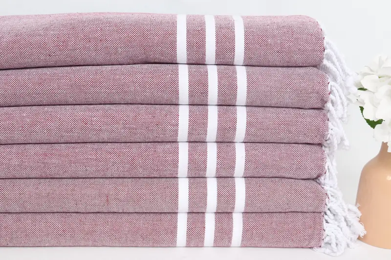 40x20 Cotton Striped Towel, Kitchen Towel, Monogram Turkish Bath Towel, Gift For Her, Bridesmaid Gifts, Custom Hand Towel, Bridal Shower Favor - 3