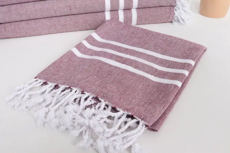 40x20 Cotton Striped Towel, Kitchen Towel, Monogram Turkish Bath Towel, Gift For Her, Bridesmaid Gifts, Custom Hand Towel, Bridal Shower Favor - 5
