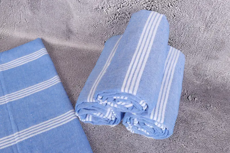 Large Turkish Towel, 70x30 Cotton Striped Towel, Personalized Towel, Custom Towel, Beach Towel Monogram, Summer Gift Ideas, Bachelor Gift - 8